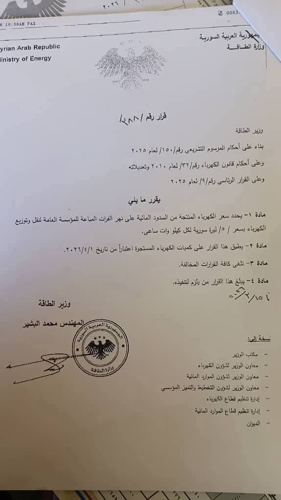 الوثيقة المتداولة