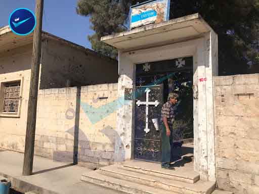 كنيسة القديس هاكوب في مدينة رأس العين شمال الحسكة 9/6/2021 | نوار رهاوي